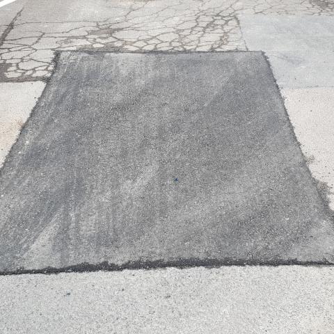 Patch Repair In Asphalt