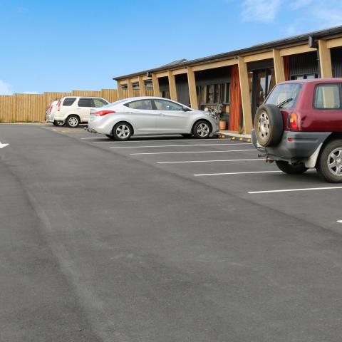 Commercial car park, the Lakes