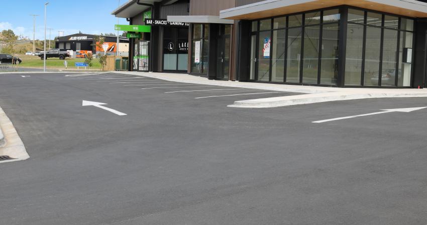 Car park at Tauriko